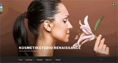 Desktop Screenshot of kosmetikstudio-renaissance.de
